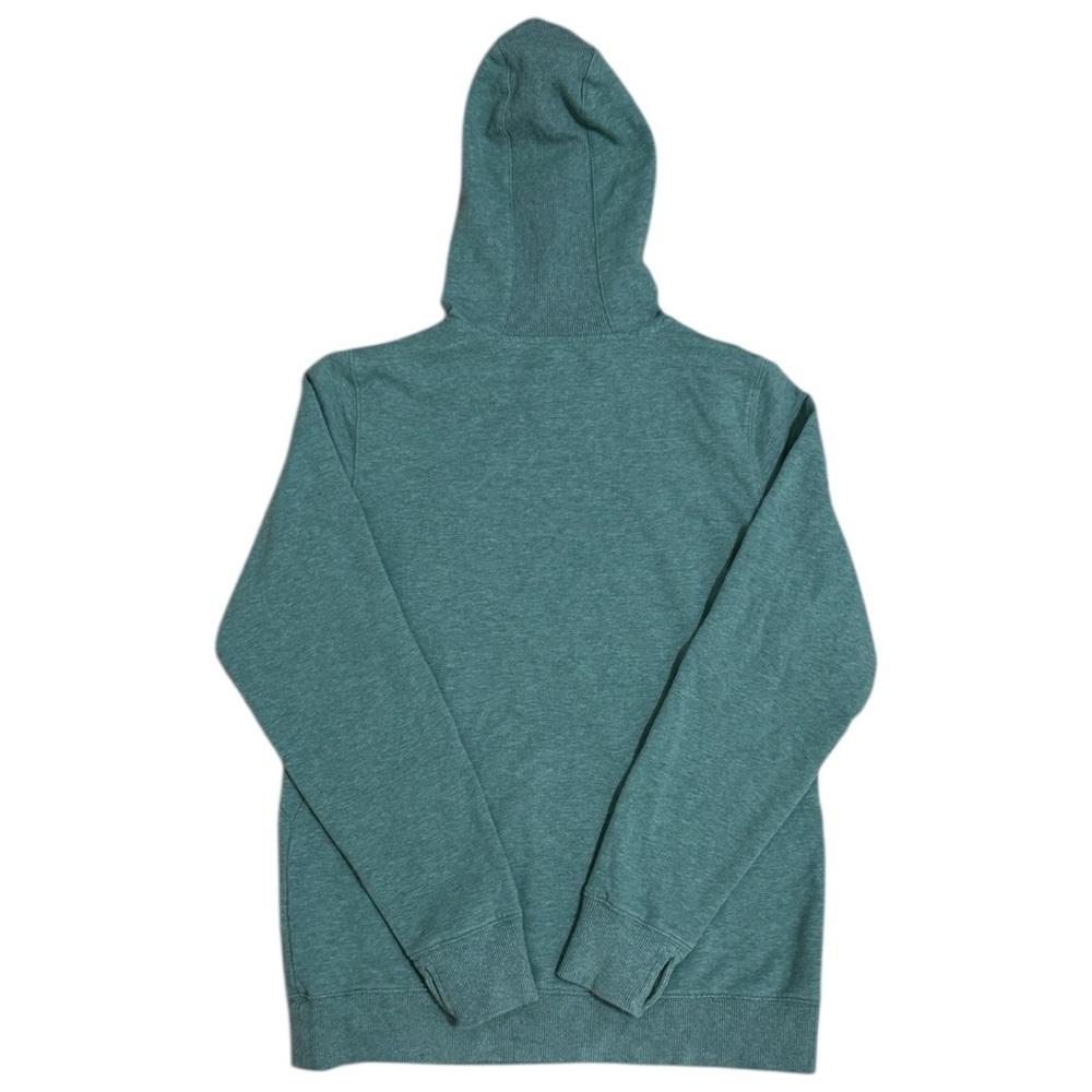 LL Bean Sea Green Hoodie with Multicolor Drawstring Size S - Picture 2 of 4